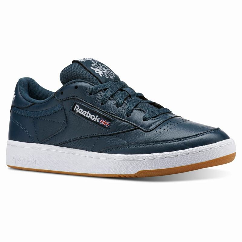 Tenisi Reebok Club C 85 Barbati Albastri/Albi Romania BJ7036GJ